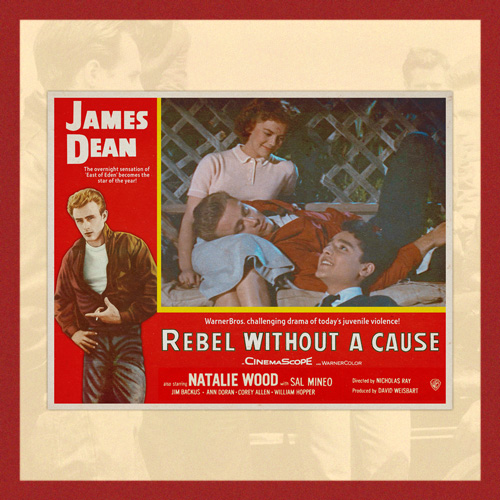 Rebel Without A Cause Lobby Card